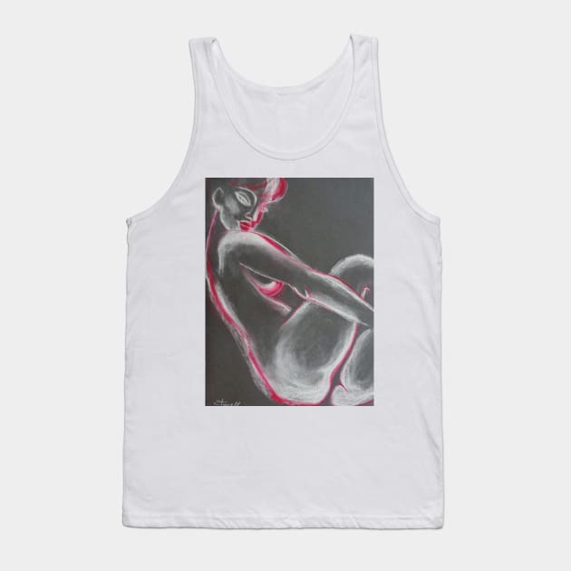 Mood 2 - Female Nude Tank Top by CarmenT